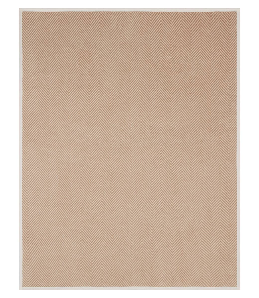 Harborview Herringbone Tan Blanket: Original