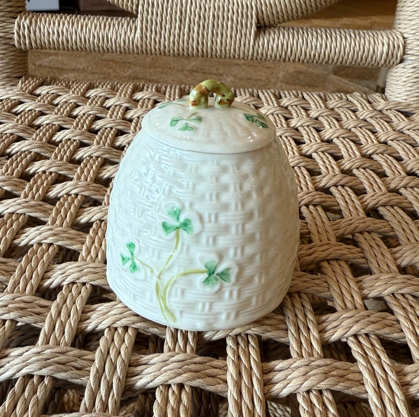 Small Shamrock Jar