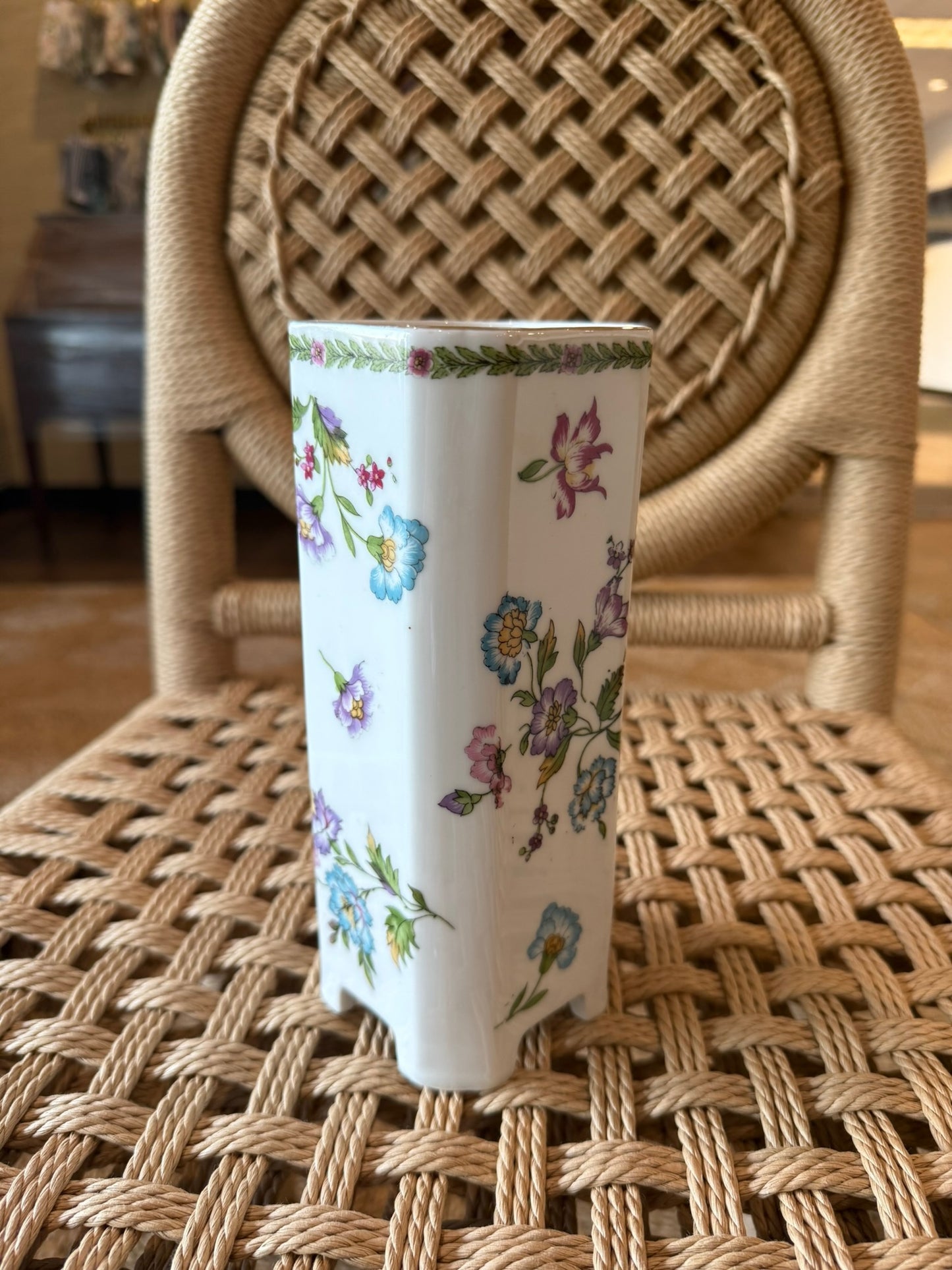 Vintage Austrian Floral Vase