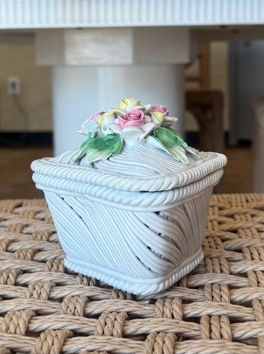 Capodimonte Small Covered Dish