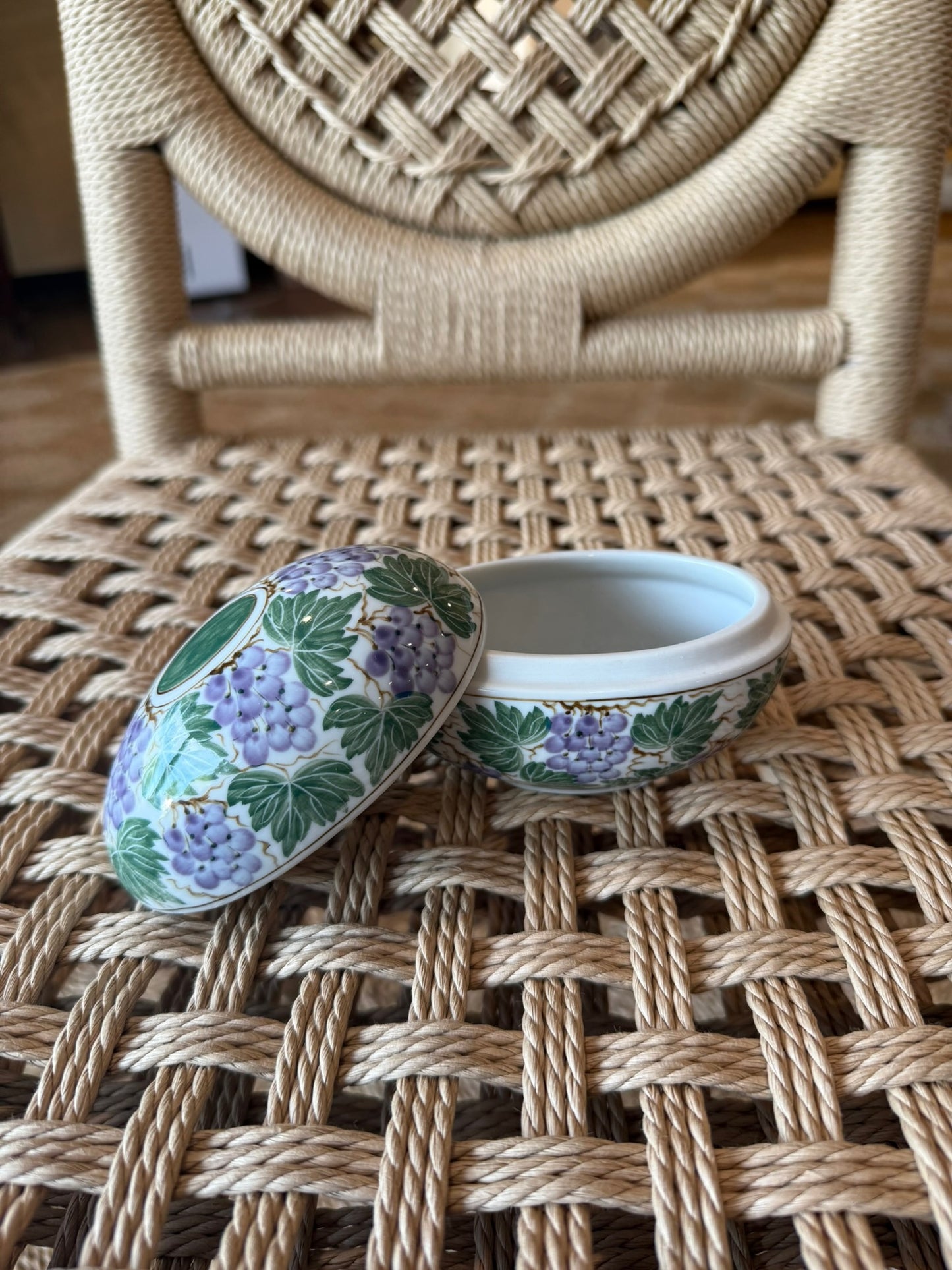 Floral Porcelain Egg