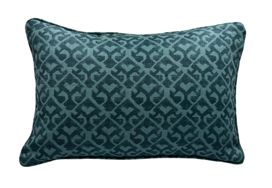 Carolina Irving Tamar Tonal in Persian Blue Pillow