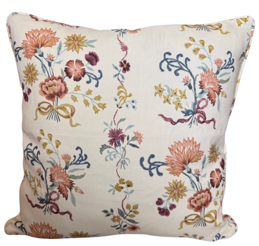 Alice Sergeant Lucy's Garden in Antique Cream Pillow