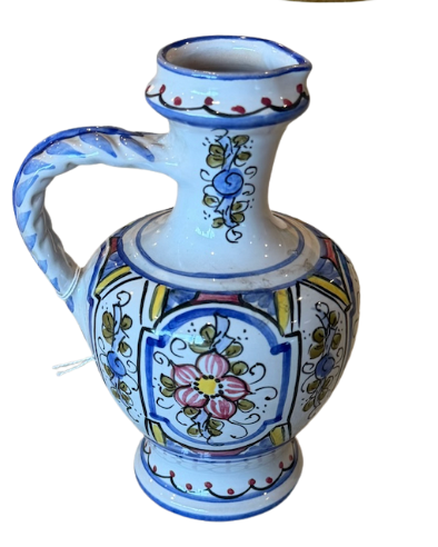 Small Hand Painted Floral Vase