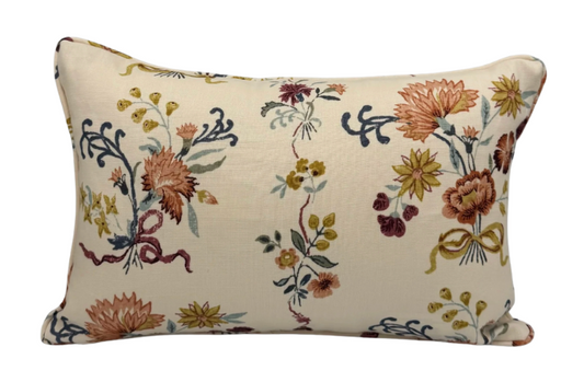 Alice Sergeant Lucy's Garden in Antique Cream Pillow