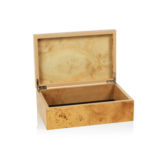 Leiden Burl Wood Design Box