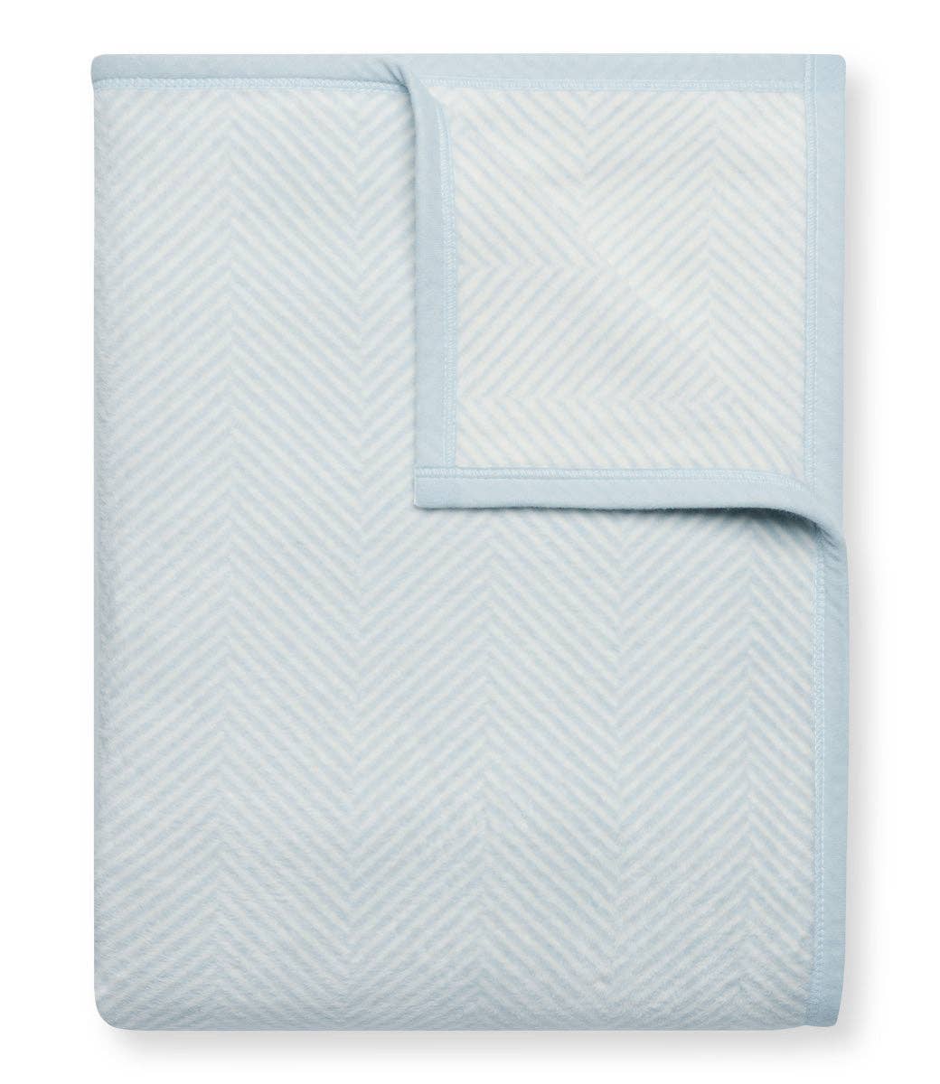 Harborview Herringbone Sky Blanket: Original