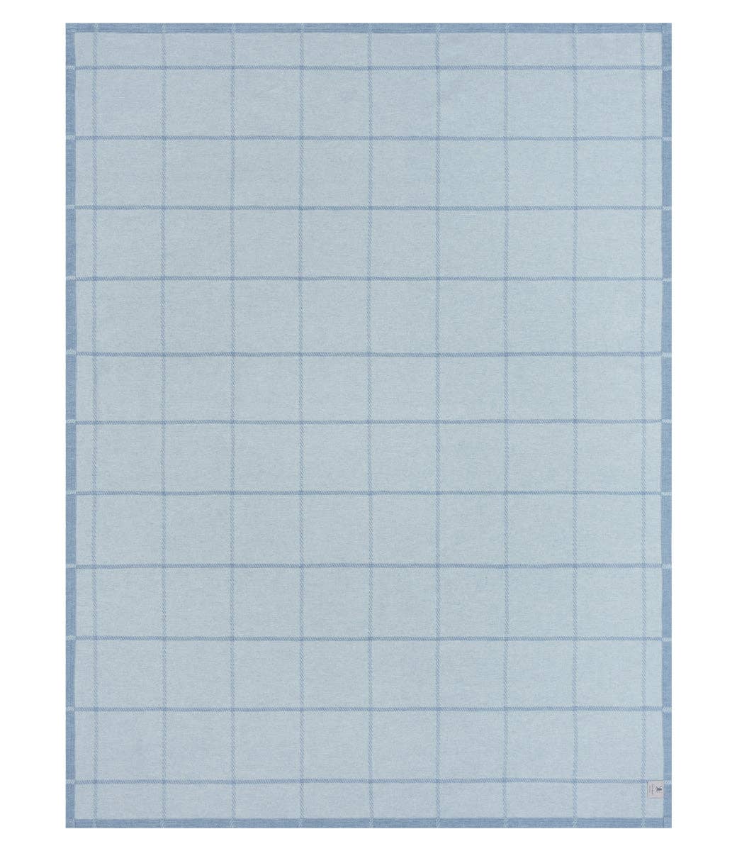The Lightweight Blanket - Windowpane Cornflower: Lightweight