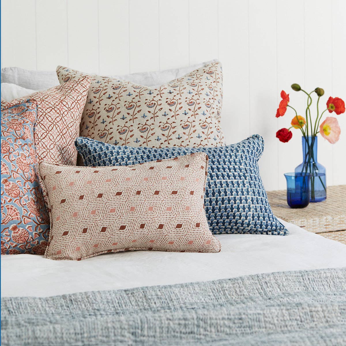 Bengal Winter Bloom Pillow