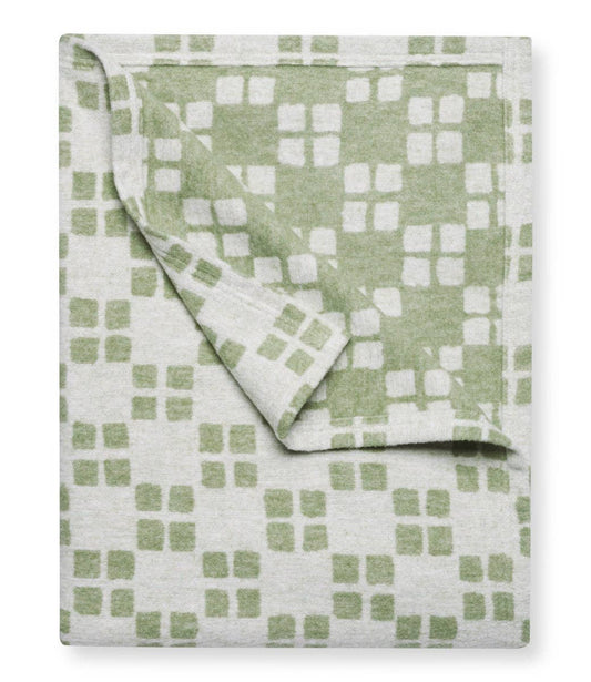 The Lightweight Blanket - Sage Checkers: Lightweight