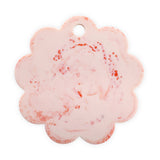 Scallop Resin Cheese Charcuterie Board Ivory - Pink