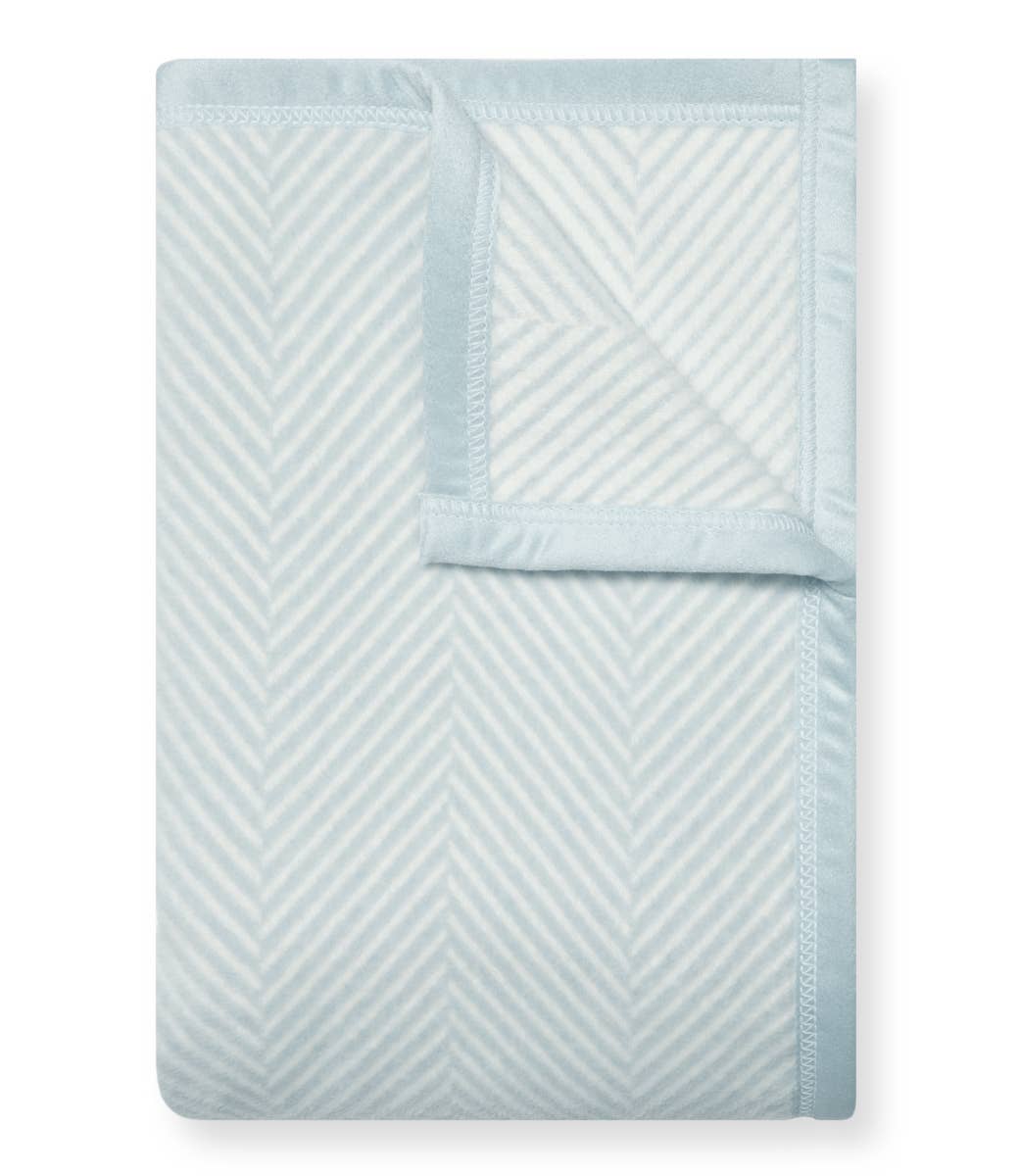 Harborview Herringbone Sky Blanket: Original