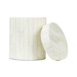 Asili Round Bone Box: Sm