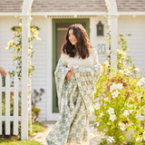 The Lightweight Blanket - Sage Checkers: Lightweight