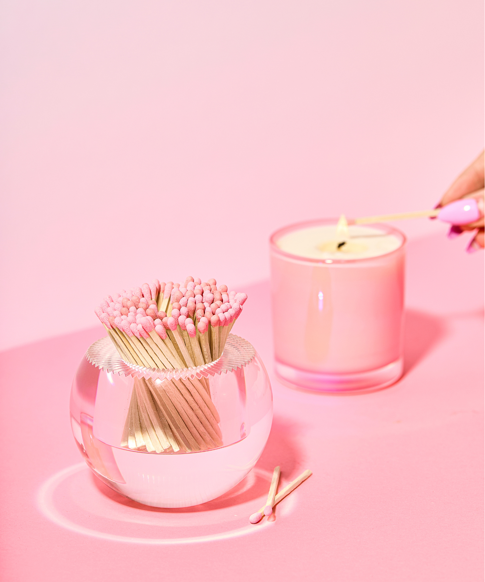 Match Striker - Light Pink Matches