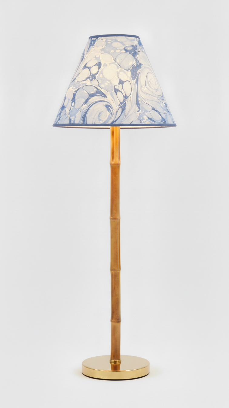 16" Marbled Empire Lampshade in Ocean Wave
