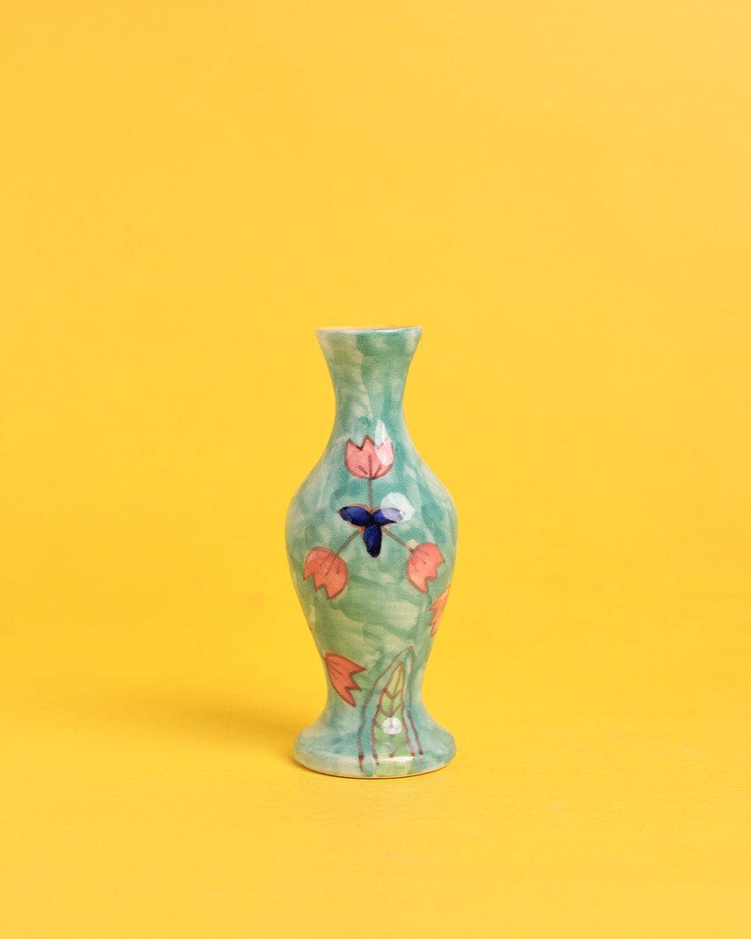 Ayna Hand Painted Ceramic Bud Vase