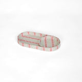 Block-Printed Round Desk Tray Set - Mint Rose