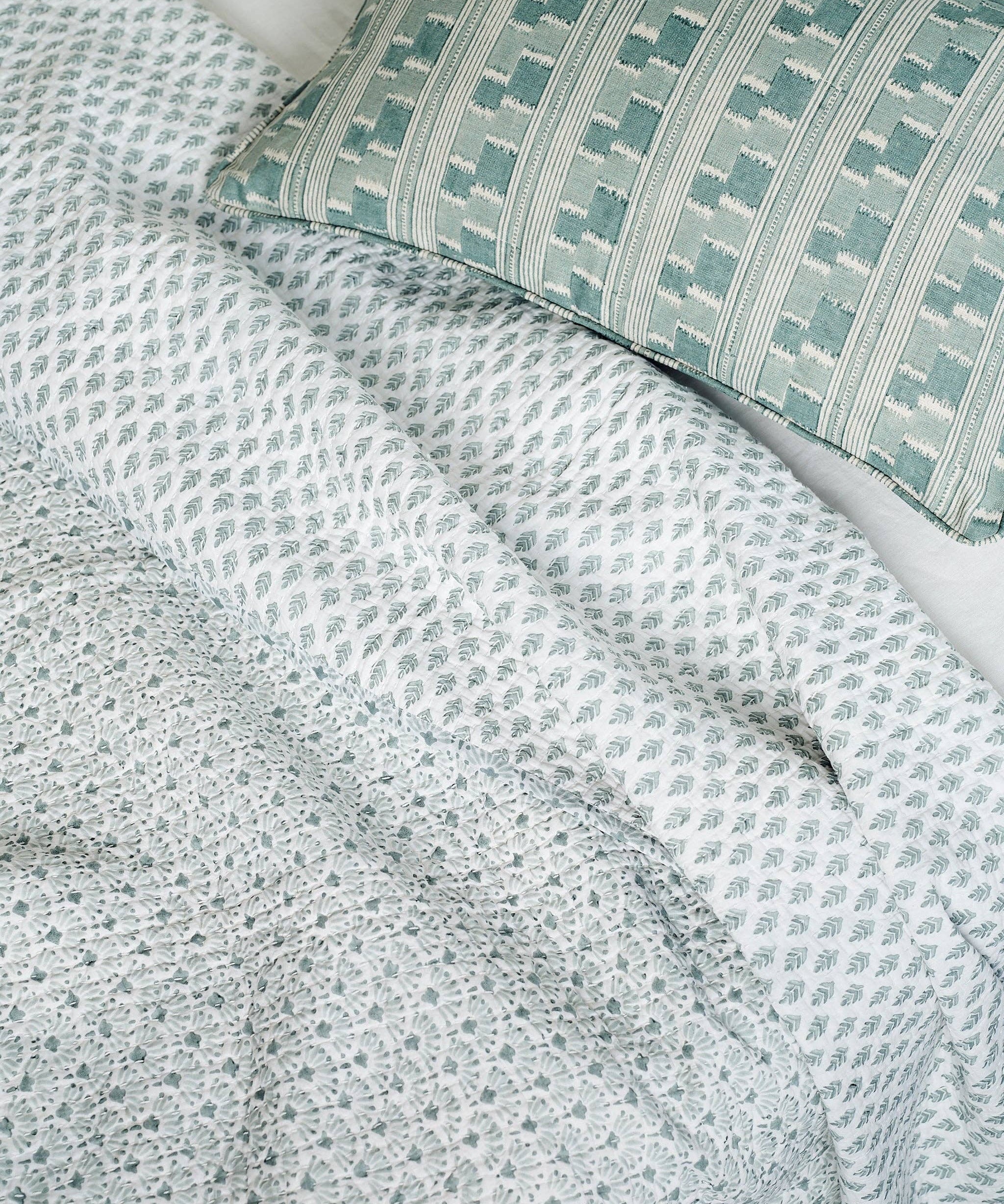 Walter G Chowk in Celadon Pillow
