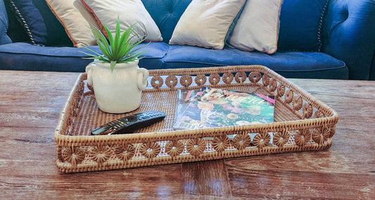 Rectangular Tray: Honey Brown