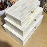 Bone Inlay Decorative Box Size Small