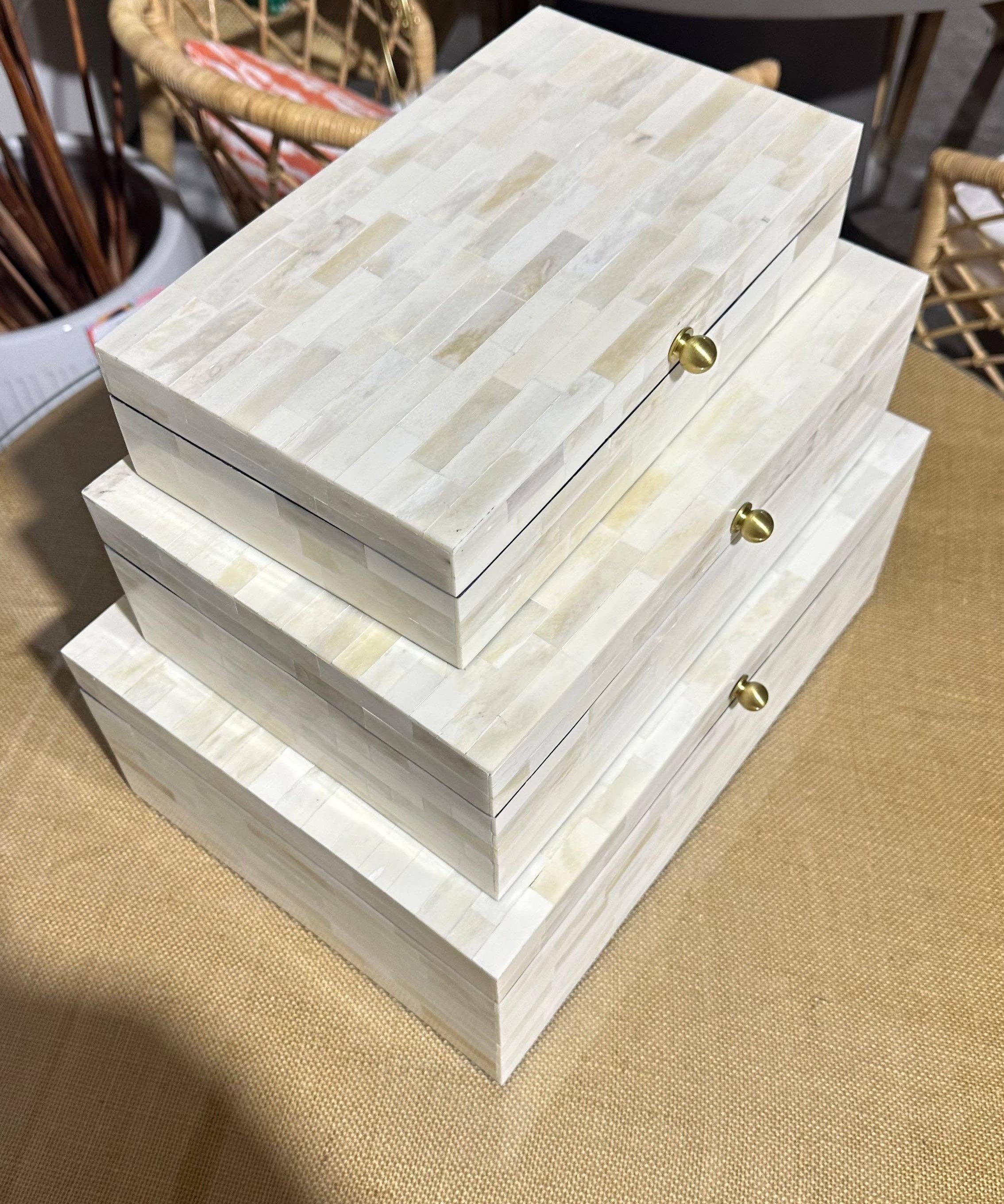 Bone Inlay Decorative Box Size Small