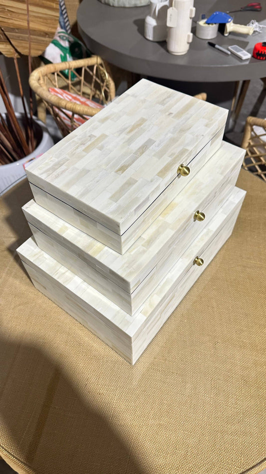 Bone Inlay Decorative Box Size Small