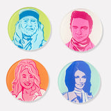 Country Legends (Set of 4) Coasters