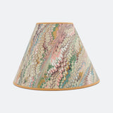 16" Marbled Empire Lampshade in Flatiron Feather