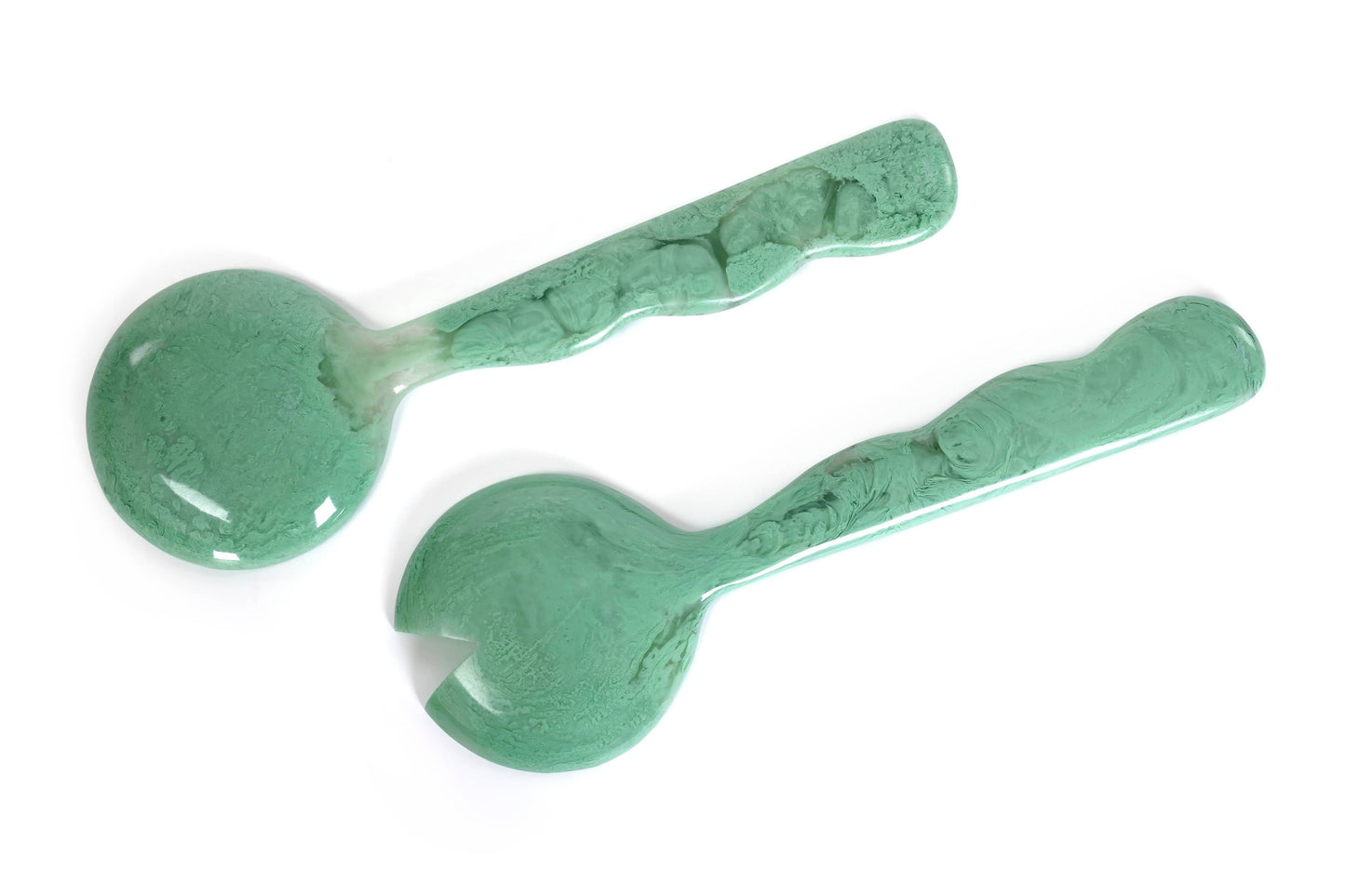 Resin Salad Server-Green (Set of 2)