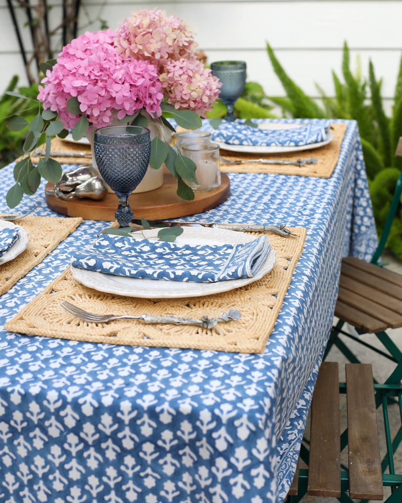Napkin Charlotte Indigo, Set of 4