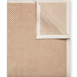 Harborview Herringbone Tan Blanket: Original