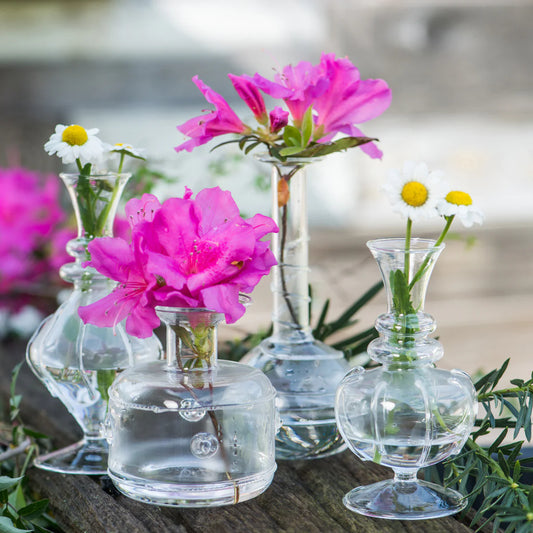 Daisy Bud Vases, set of 4