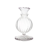 Bud Vase with Pink Trim
