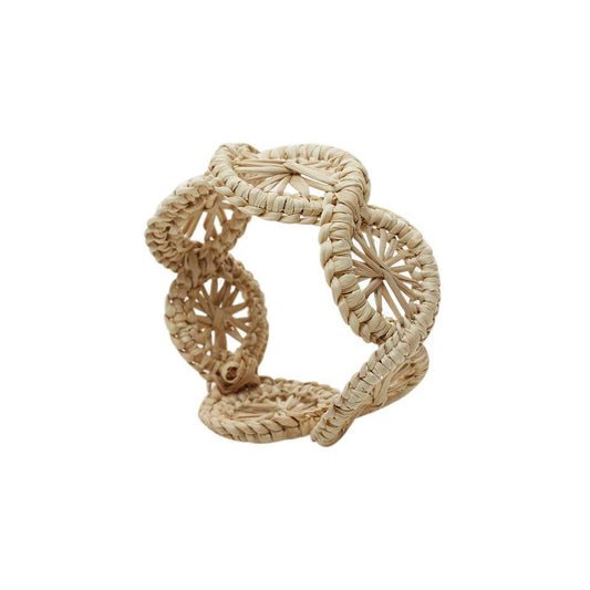 Kani Swirl Napkin Ring: Natural