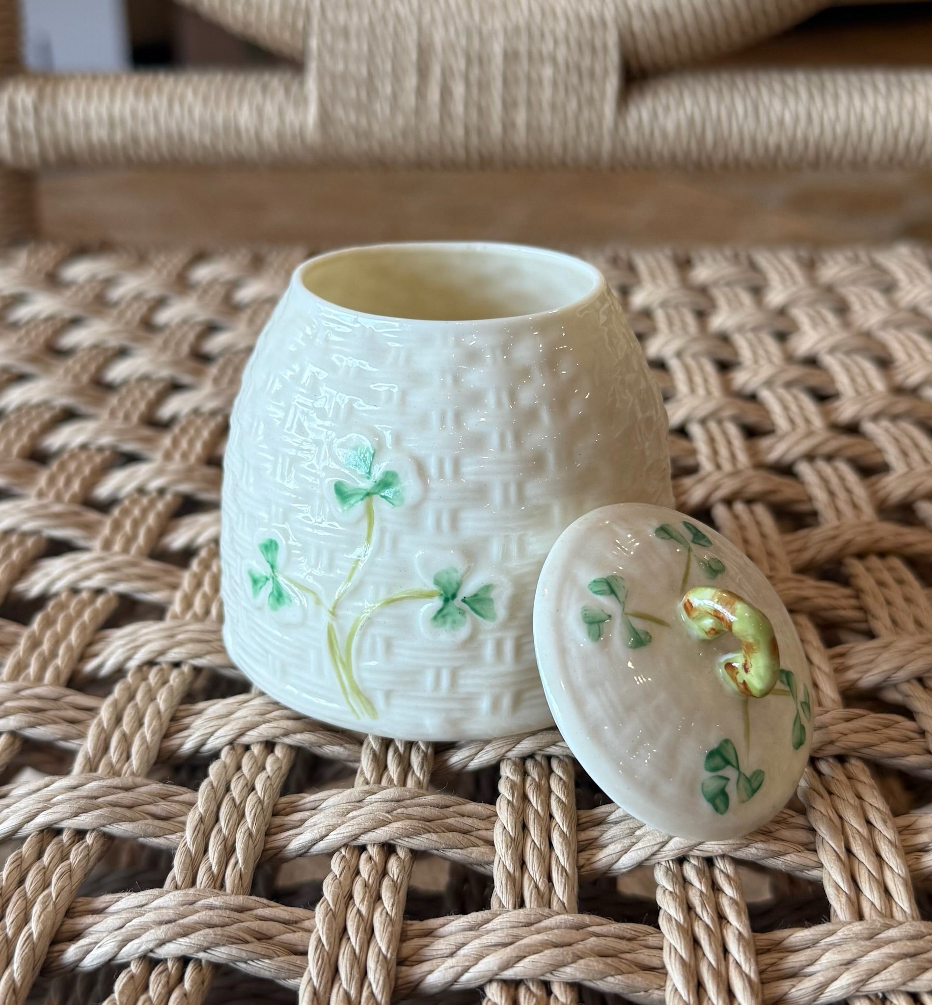 Small Shamrock Jar