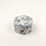 Round Jewelry Box - Indigo Cherry Blossom
