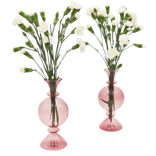 Cherry Blossom Bauble Vase - Pair