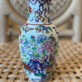 Small Asian Porcelain Multicolored Vase