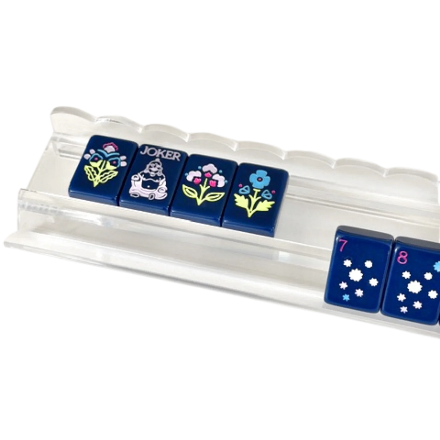 Acrylic Scalloped Mahjong Rack