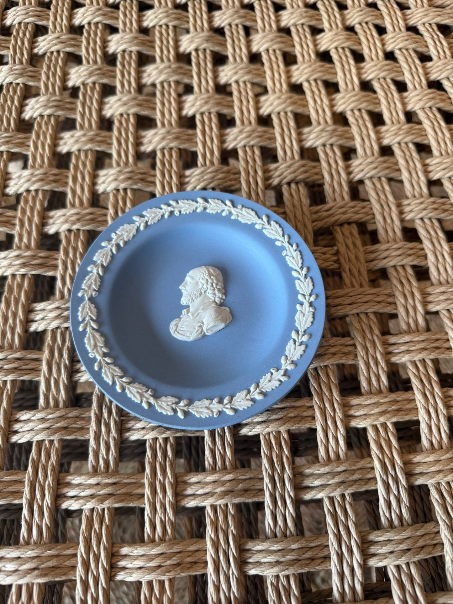 Small Blue Wedgewood Shakespeare Dish