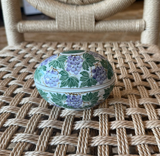 Floral Porcelain Egg
