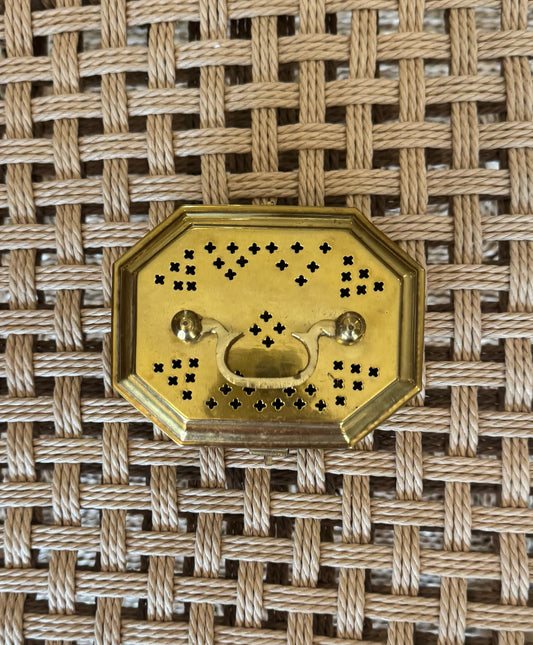 Vintage Brass Cricket Box