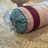 George Spencer Designs Arlo Bolster Pillow with Samuel & Sons Trim