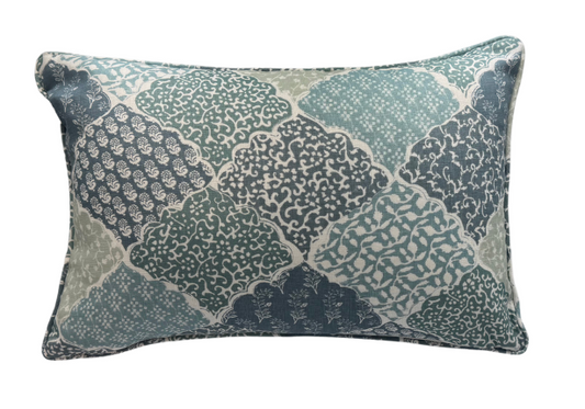 Lisa Fine Maharab in Monsoon/Oyster Pillow
