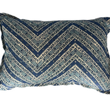 Soane Kalamkari Chevron in Lapis Pillow