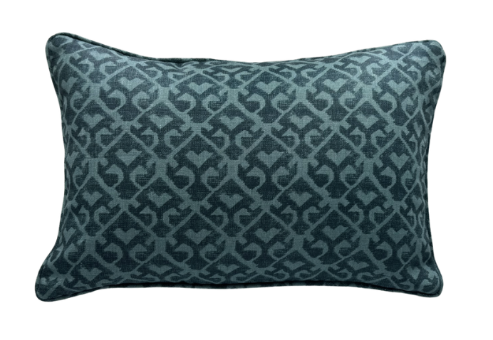 Carolina Irving Tamar Tonal in Persian Blue Pillow