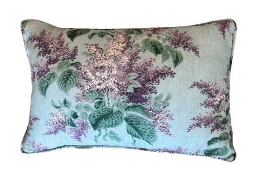 Lisa Fine Charlotte in Blue Pillow