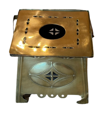 Vintage Brass Tea Caddy