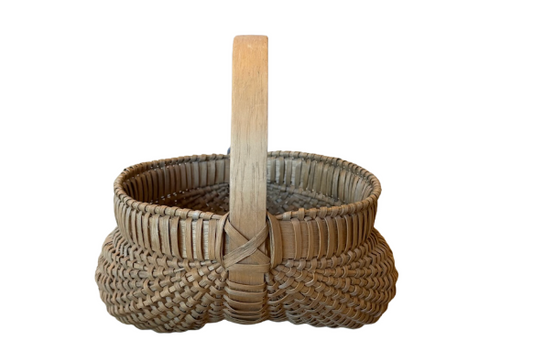 Small Vintage Woven Melon Basket